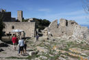 Der var ikke meget at se inde i Castello di Venere, men sikke en udsigt der var - og sikke en ro. 