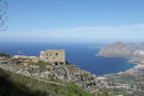 Udsigten mod nord ud over Det Spanske Kvarter i Erice.