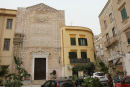 San Francesco kirken i Trapani, hvorfra der skulle starte en procession, der skulle passere gennem den gamle bydel og ned langs havnen.  