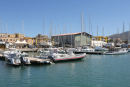 Boat Service Trapani, der var vor base hele april måned. Et fint sted at ligge og lidt trist at sige farvel; de handlende havde lige lært os at kende. 