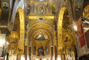 Cappella Palatina i Normanner Paladset. Det er bibelhistorien fortalt i billeder.