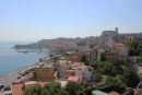 Bydelen Sant Maria i Gaeta set oppe fra kirken S. Francesco
