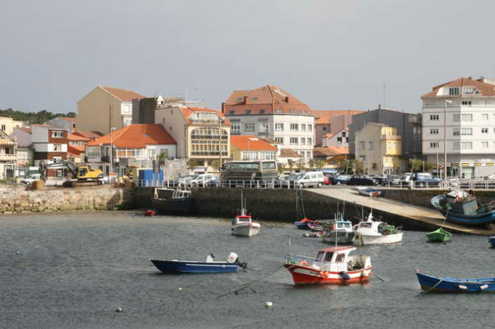 Den gamle havn i Camarinas – en fiskerlandsby, der giver navn til den smukke fjord.