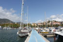 Nausikaa fortøjet i marina Alberto de Benedetti i La Spezia.