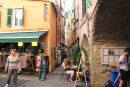Der var rigtig hyggeligt i Monterosso. Det er starten eller enden på vandreturen i Cinque Terre, så der var mange turister.