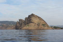 Cap de L’Aigle, der ligger mellem Bandol og Cassis. Inde bag klippen ligger byen La Ciotat.  