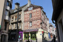 Et af de flotte gamle huse i Chalon-sur-Saône.