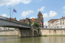 Pont de Saint Jean de Losne i byen af samme navn.   