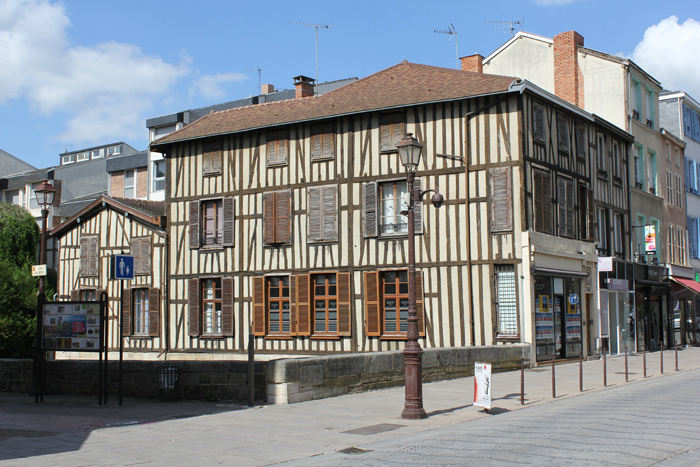 Der var rigtig mange flotte bindingsværkshuse i Châlons-en-Champagne. 