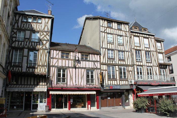 Bindingsværkshuse i Châlons-en-Champagne.