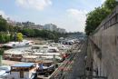 Den nordlige del af Port de Paris l´Arsenal, set oppe fra Place de la Bastille.
