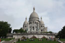 Sacre-Cæur kirken, som ligger på toppen af Montmartre. Kirken er en forholdsvis ny kirke, der blev færdiggjort i 1914.