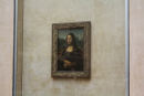 Der var rigtig meget at se og opleve på Louvre, men det største trækplaster var Mona Lisa, der er godt beskyttet af pansret glas.