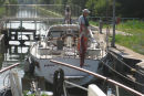 Nausikaa i sluse nr. 19 – Écrouves på  Canal de la Marne au Rhin (Ouest). Foto: Karl Falk.