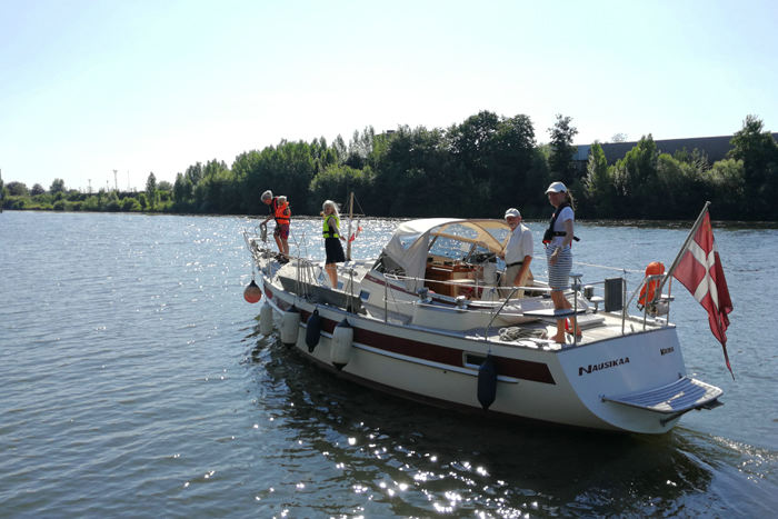Vi forlader her Thionville med kurs mod Luxembourg. Jakob tog toget tilbage til Metz for at hente deres bil og kørte til Schwebsange i Luxembourg, hvor vi skulle mødes. Foto: Jakob.
