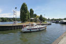 Da vi nåede Schwebsange i Luxembourg stod Jakob og tog imod os, og han havde lavet en aftale med marinaen, så der var en plads til os. Foto: Jakob.