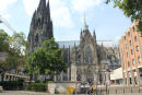 Domkirken i Köln. Det var meget svært at få et billede af den enorme kirke.