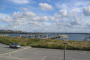 Et billede fra havnen i Póvoa de Varzim. Det er en forholdsvis stor havn, hvor marinaen ligger i den ene ende og fiskerne i den modsatte ende, så vi mærker ikke meget til fiskerne. Den er lidt åben for vinden. 