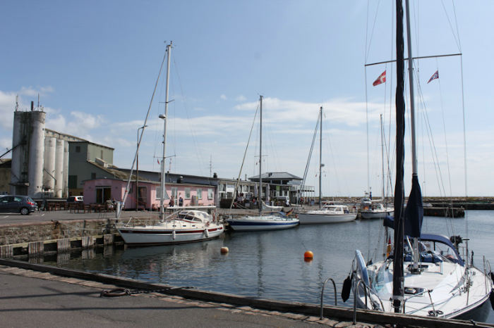 Der havde været trængsel i de fleste af havnene på Bornholm, men i Nexø Havn var der god plads.