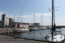 Der havde været trængsel i de fleste af havnene på Bornholm, men i Nexø Havn var der god plads.