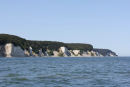Mødet med Rügen var imponerende. Hvide kalkklinter med skov på toppen så langt øjet rakte. Lige som på  Møns klint.