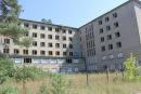 Det enorme feriecenter i Prora, som Hitler planlagde i mellemkrigsårene, men som aldrig blev bygget færdigt. Her en af de pænere dele af byggeriet.