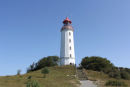 Fyrtårnet Dornbusch på nordspidsen af Hiddensee. Der var en flot udsigt oppe fra toppen af fyret.