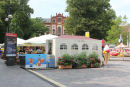 Café Milano på Kröpeliner Strasse i Rostock er berømt for sine fantastiske isanretninger. 
