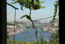 Der var en flot udsigt oppe fra Graham’s smagslokale og ind over Douro floden med den gamle 2 etagers bro – Ponte Luis.