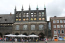 En del af det gamle rådhus i Lübeck. Den ældste del er fra 1200-tallet og bruges stadig som rådhus.

