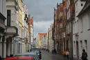 Glockengiesserstrasse i Lübeck med alle de flotte gavlhuse.