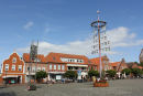 Torvet i den gamle fiskerby Heiligenhafen.