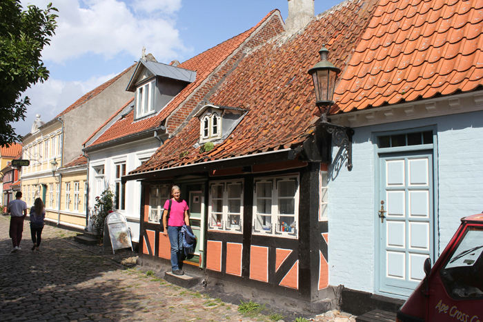 Ærøskøbings mindste hus, der ligger i Smedegade.