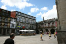 Praca de Santiago i Guimarães. En rigtig flot plads midt i den gamle bydel, der er meget velbevaret og et rigtigt turiststed. 