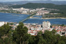 På vejen hjem fra Barcelos kørte vi forbi Viana do Castelo for at vise Maiken og Jakob udsigten oppe fra Monte de Santa Luzia. Der var noget bedre sigt, end da vi var der sidst.