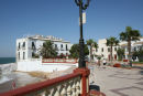 Plaza del Castillo i Chipiona, der var en rigtig hyggelig gammel by med en flot strandpromenade. 
