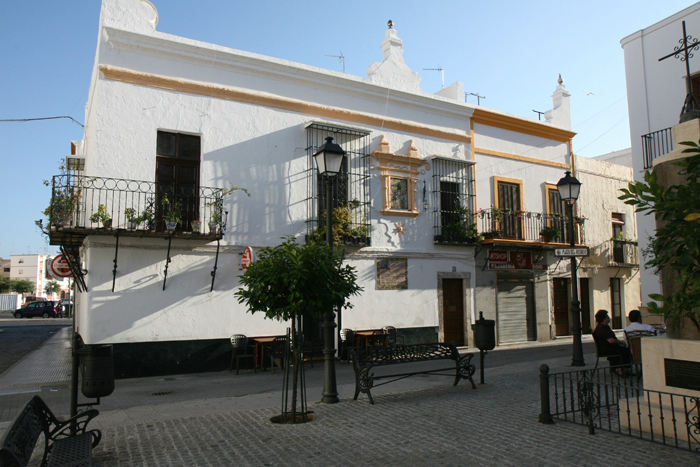 Ayamonte er en smuk gammel by, og de allerfleste huse er meget velholdte. Her et at de rigtig flotte.