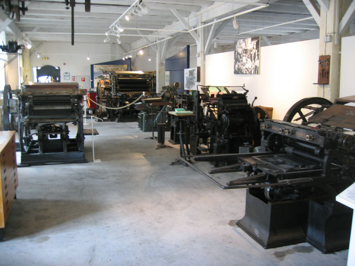 Der blev også tid til et besøg på Det historiske Museum i Rendsburg. Der var et rigtig interessant trykkerimuseum, hvor de gamle maskiner var fuldt funktionsdygtige. 