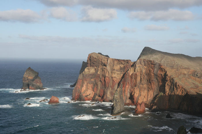 Ponta de São Lourenco, Madeiras østligste spids. I modsætning til næsten hele resten af øen, som er meget frodig, var her meget goldt. Et helt andet landskab end det, vi havde set andre steder. 