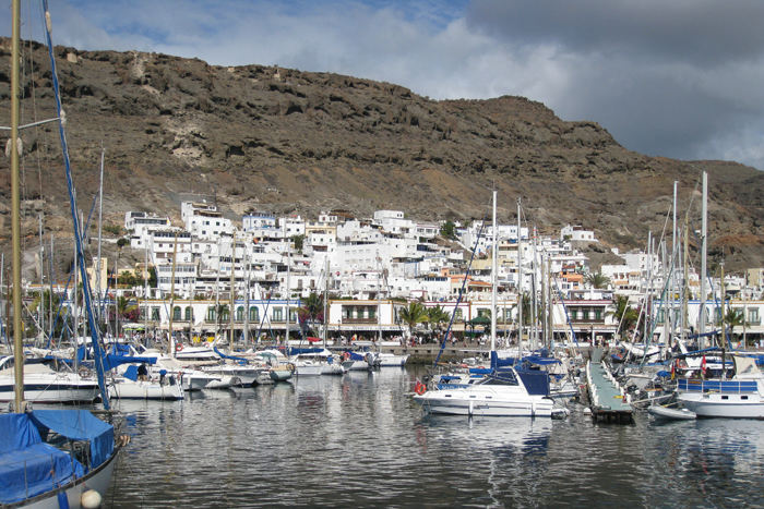 Den hyggelige by/havn – Puerto de Mogán, der ligger tæt på Puerto Rico. Det er et af de steder, mange besøger, når de er på Gran Canaria.