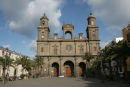 Catedral de Santa Ana i Las Palmas de Gran Canaria. Katedralen er forholdsvis ny, den blev påbegyndt i 1781.