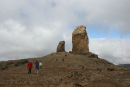 Der var 2,5 km fra P-pladsen og op til Roque Nublo, men det var anstrengelserne værd. Roque Nublo er Gran Canarias vartegn og verdens højeste (80 m) basaltmonolit.