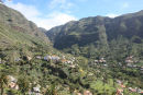 Et kik ind ad den flotte Valle Gran Rey. La Calera, som ligger i den smukke dal, har de højeste huspriser på La Gomera.