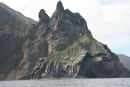 De fantastisk flotte Roques de los Organos (orgelpiberne) på nordsiden af La Gomera. Der er hundredvis af små basaltsøjler; nogle når en højde af 80 m. Desværre var lyset ikke med os til foto. 
