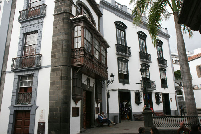 Casa Consistoriales på Plaza de España i Santa Cruz de La Palma. En af de flotte bygninger i byen.