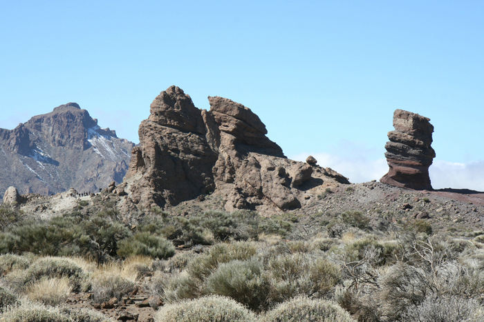 Der er nogle meget flotte bjergpartier rundt på sletten, hvor Teide ligger. 
