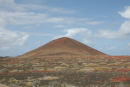 Vulkanen Montaña Bermeja på det nordlige Isla Graciosa. Vulkanen har en højde på 152 m.