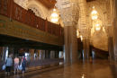 Mosquée Hassan II i Casablanca er den eneste moske i Marokko, hvor ikke-muslimer har adgang. Vi deltog i en rundvisning, og moskeen er imponerende.